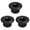 Black, variant on Nieyigj 3-Piece Aluminum Alloy M18 Mountain Bike Crank Screws, Standard Thread Crankset Cover Fixing Bolt Accessory, Black