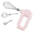 thumbnail image 2 of Bearachild Batidor de huevos de mano ajustable para cocina, espumador de crema, mezclador de huevos recargable eléctrico, rosa, palo único Herramientas y accesorios para hornear rosado 2 varillas Bearachild HA007445-02B, 2 of 6