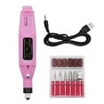 thumbnail image 1 of Electric Nail File Drill Kit Manicure Pedicure Finger Toe Machine Art Bits(Pink), 1 of 3