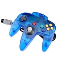 thumbnail image 5 of RetroFam Nintendo 64 N64 Controller Video Game Console Joystick, Transparent Blue & Purple, 5 of 6