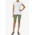 thumbnail image 6 of Women's Basic Stretch Cotton Span High Waist Above Knee Bermuda Short Leggings, 6 of 7