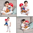 thumbnail image 5 of Super Mario Kids Mario and Yoshi Cuddle Pillow Buddy Set, 2-Piece Bundle, Nintendo, 5 of 8
