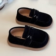 thumbnail image 2 of hengsof Girls' Spring Summer Fashionable Flats Adjustable Hook Loop Children's Casual Dress Shoes Solid Color Soft Soled Formal Shoes, 2 of 6