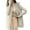 Beige, variant on Patlollav Plus Size Coats,Women's Warm Thickened Plush Vest Long Sleeve Hoodless Casual Coat/Jacket