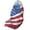 US Flag, variant on XYZCANDO Terry Cloth Car Seat Covers Waterproof, Compatible with Car Interior Van, Car Seat Towel Cover Fit for SUVs Trucks(Shark Palm Island 1 Pack)