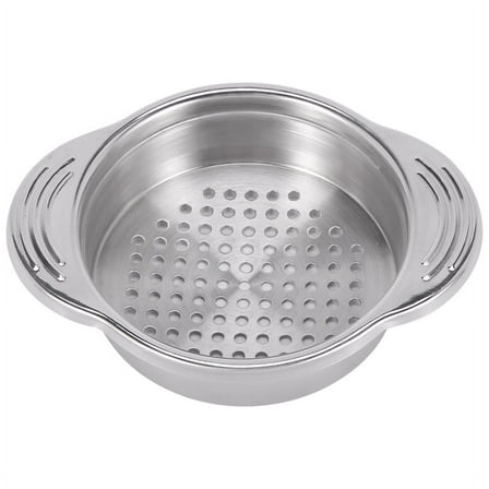 Stainless Steel Food Can Strainer Sieve Tuna Lid Oil Drainer Remover, No-Mess Dishwasher Safe Design