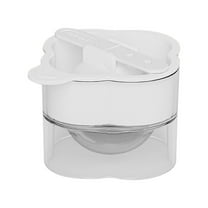 HBBKVI Ice Cube Tray, Large Round Ice Cube Molds for Chilling Whiskye Cocktail Coffee, Easy Release Silicone Ice Cube Tray