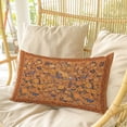 thumbnail image 4 of Boho Yellow Flowers Pillow Covers, Linen Long Throw Pillow Case, Spring Abstract Watercolor Floral Leaf Holiday Pillow Protector Decorative Cushion Cover for Living Room/Bedroom 24" x 36", 4 of 8