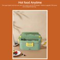 thumbnail image 4 of Riwcyla Portable Electric Lunch Box Food Heat 1.8L Capacity Food Warmer Leakproof Detachable for Adults Car Travel Home Work , perfect for daily use, outdoor activities, travel & casual occasions, 4 of 6