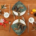 thumbnail image 4 of WOBOGO Strange Fish Cloth Napkins 4 Pieces Soft Elegant Touch Durable Absorbent Quick Drying for Elegant Dining, 4 of 8