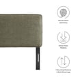 thumbnail image 2 of Modway Lindee Boucle Fabric Full Headboard in Sage, 2 of 8