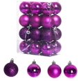 thumbnail image 1 of Bolas de Navidad, Adornos para el día de Navidad, 24 piezas Bola inastillable Bola colgante para la decoración de la fiesta del árbol de Navidad Bola de Navidad esmerilada, Mate, Ch brillante XianweiShao 1327534466881, 1 of 1
