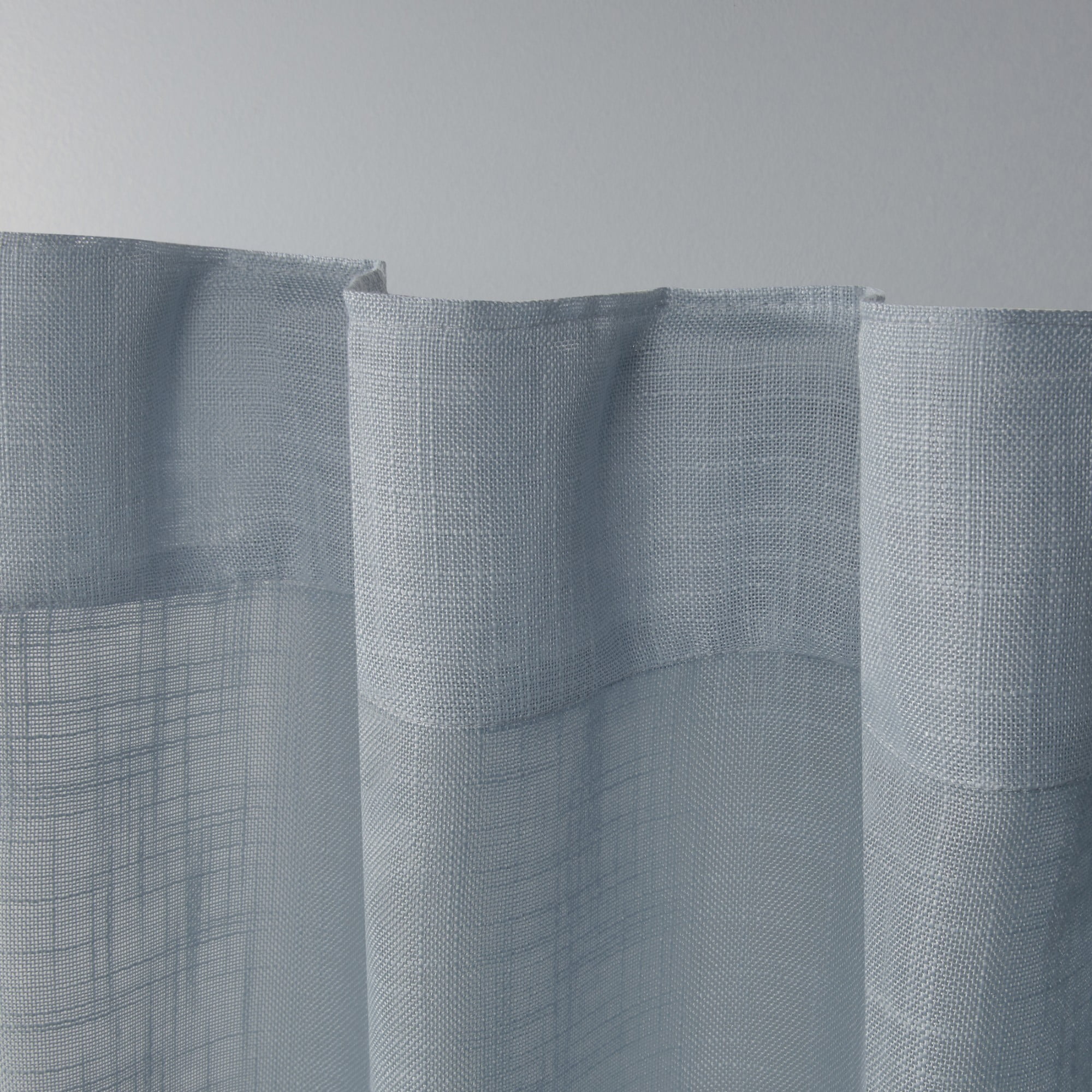 Exclusive Home Bella Sheer Hidden Tab Top Curtain Panel Pair, 54"x84", Melrose Blue