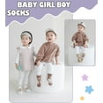 thumbnail image 2 of Baby Socks Toddlers Socks Baby Toddler Girls Boys Non Slip Grips Socks with Grippers Cotton Gifts Socks, 2 of 6