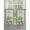 thumbnail image 5 of Easter Bunny Bathroom Window Curtain, Spring Trucks Easter Eggs Floral Burlap Light Filtering Coffee Kitchen Curtains, Bedroom Living Room Curtains 2 Panel 84"x45", 5 of 6