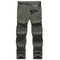 thumbnail image 5 of Men’s Casual Solid Work Jeans Pants Trousers with Belt, Elastic Waist Button Zipper Straight Leg, Comfortable Stretchy Daily Wear Classic Fit | AESTIVO,Green M, 5 of 5