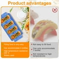 thumbnail image 4 of 2Pcs Taco Support Stands avec 4 Fentes de Qualité Alimentaire Silicone Taco Rack Résistance à la Chaleur Taco Plateaux au Lave-Vaisselle, 4 of 8