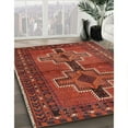 thumbnail image 3 of Ahgly Company Machine Washable Indoor Square Traditional Red Area Rugs, 8' Square, 3 of 7