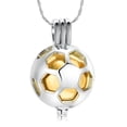 thumbnail image 2 of Personalize Football Urn Lockets for Human Ashes Pet Ashes Men Women Stainless Steel Chain Link Bracelet Cremation Jewelry For Ashes Funeral Urn Bracelet for Ashes Holder, 2 of 7