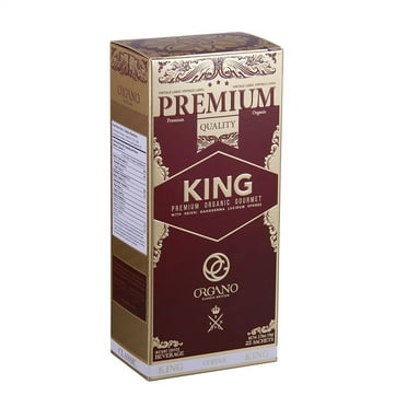 Organo Gold King Of Coffee Organic Premium Ganoderma Lucidum U.S.A. Packaging (1 Box)