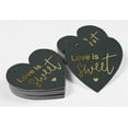 thumbnail image 4 of Inkdotpot Étiquette de Mariage en Papier Véritablement Dorée "Love Is Sweet" 50 Pcs, 4 of 6