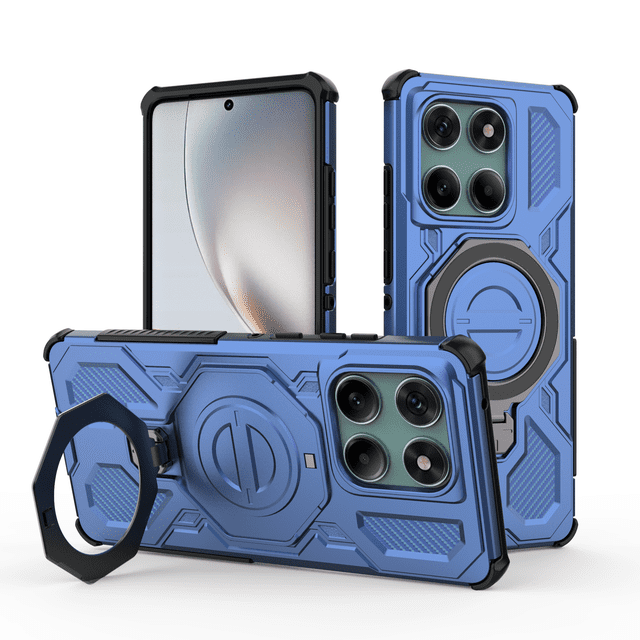 Funda GANGXUN para Motorola Edge 60 Fusion 5G , magnética, ligera, soporte 360°, antigolpes