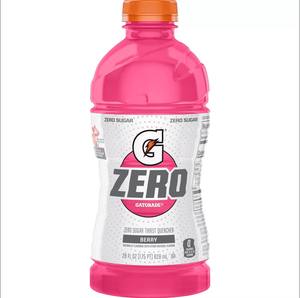 Gatorade Zero Berry 28 oz Plastic Bottle, 5 per Case - Walmart.com