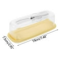 thumbnail image 3 of YIKA Tupperware Cheese Storage Container - And Cheese Container Sealed Sandwich Meat Containers For Keep With Cheese Box Kitchen Storage Yellow, 3 of 9