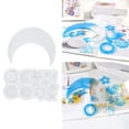 thumbnail image 3 of Wind Chimes Resin , Reusable Elastic Moon Silicone Epoxy  Keychain Earring Home Decoration, 3 of 8