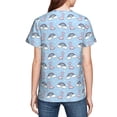 thumbnail image 7 of Wukai Rainbow Dinosaur Youth Unisex Short Sleeve T-Shirt for Boys, Girls, Teens, and Kids-X-Small, 7 of 7