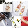 thumbnail image 6 of About 500pcs 10 Colors Small Acrylic Open Linking Rings 15.5x13.5mm Quick Link Connectors Plastic Bag Chain Link Set, 6 of 9