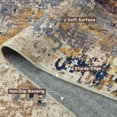 thumbnail image 4 of TWINNIS Abstract Area Rug Splatter Design Washable Area Rug for Living Room,4'X6',Beige, 4 of 7