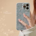 thumbnail image 5 of Funda de teléfono con flores Retro coreanas para iPhone 15 Plus 14 13 12 11 Pro Max, carcasa trasera de silicona suave a prueba de golpes con diseño Floral de lujo, 5 of 5