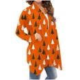 thumbnail image 6 of Oplxuo Christmas Cardigan Sweaters for Women Casual Long Sleeve Xmas Graphic Lightweight Long Cardigans Fall Outwear, 6 of 6
