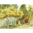 thumbnail image 2 of Miller, Dianne 18x15 White Modern Wood Framed Museum Art Print Titled - Plein Air Garden VI, 2 of 4