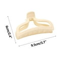 thumbnail image 3 of Beauty Clearance Under $15 Durable Matte Fishtail Clip, Versatile Hairpin, Non-Slip Square Hair Clips For Women & Girls, Hair Styling Accessories For Gifts White, 3 of 3