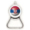 thumbnail image 1 of nacional en la Copa Mundial de fútbol de Serbia Acero inoxidable Metal cerveza tapa sacacorchos, 1 of 3
