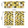 thumbnail image 5 of Country Boho Curtains 36 Inch Short - 3 Panel Floral Farmhouse Set with Vintage Botanical Design, Rod Pocket, 5 of 5