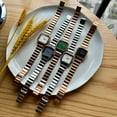 thumbnail image 3 of Square alloy steel strip watch, quartz watch, fashionable casual watch, 3 of 10
