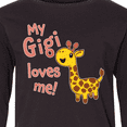 thumbnail image 4 of Inktastic My Gigi Loves me- cute giraffe Long Sleeve Youth T-Shirt, 4 of 5
