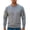 Gray-AnuYalue men hoodies, variant on AnuYalue Mens Cargo Sweatshirt Athletic Long Sleeve Pullover Casual Crewneck Soild Color Tops with Zipper Pocket
