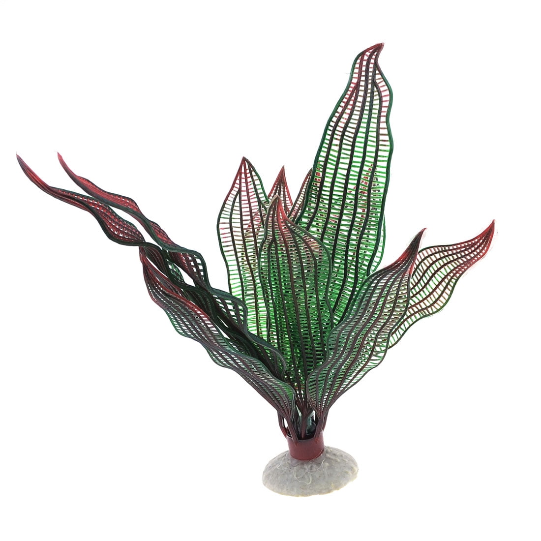 9.4" Aquarium Fish Tank Emulational Green Red Aquatic Plant Walmart