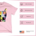 thumbnail image 4 of Tee Hunt Dean Russo Cute Chihuahua T-Shirt Neon Colorful Dog Men's Tee, Light Pink, 4X-Large, 4 of 5