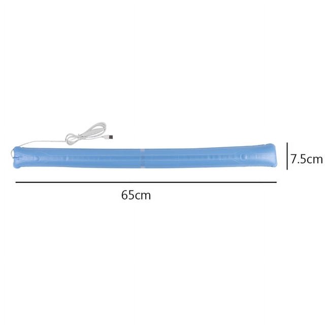 New Portable Inflatable Folding Lamp Handheld Suspension Magnetic Suction Tent Light Camping Outdoor Lamp USB Charging M -65cm- Blue