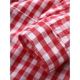 thumbnail image 4 of Julycc Womens Long Sleeve Plaid Check Print Tunic Shirt Tops Plus Size, 4 of 4