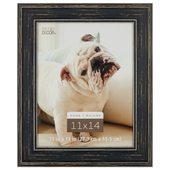 Studio Decor Blue Distressed 11" x 14" Frame, Home, 6 Pack