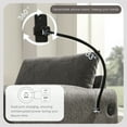 thumbnail image 4 of 38" Accent Chair with Storage Ottoman, Single Sofa with USB Charger and Phone Holder, Wide Seat Chaise Lounge for Living Room&Apartment,Gray, 4 of 13