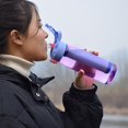 thumbnail image 4 of Large Capacity Water Kettle 650ml Outdoor Gym Filter Shaker Bottle (Purple), 4 of 4