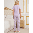 thumbnail image 3 of Pijama De 3 Piezas Mujer Pantalon Short Y Playera A Juego, 3 of 5
