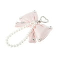 thumbnail image 5 of Unique Bargains 1 Pc Handbag Charms Keychains Faux Pearl Bow Bag Accessories Light Pink, 5 of 5
